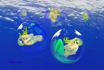 Mermaid Eggs Mermaid in the pelagic egg stage