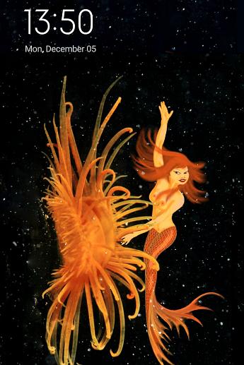 Mermaid Pulsar Perfect for dark mode and especially the lock screen