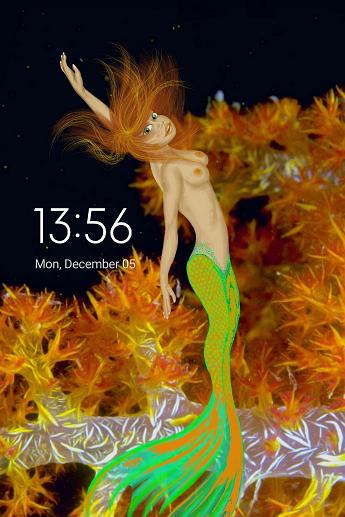 Mermaid Jungle Mermaid in soft coral