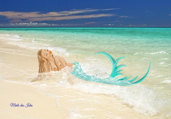 Brazen Mermaids Sexy Bare Breasted Mermaids